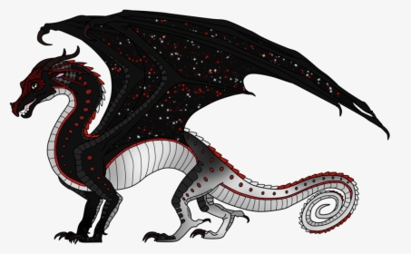 Rain Nightwing Hybrid Adopt Wings Of Fire Closed By - Wings Of Fire Nightwing Rainwing Hybrid, HD Png Download, Free Download