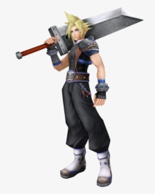 Final Fantasy Free Download Png - Cloud Strife Dissidia 012, Transparent Png, Free Download