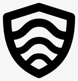 Shield With Curved Lines - Escutcheon, HD Png Download, Free Download