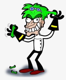 People Clipart Angry - Mad Scientist Clipart, HD Png Download, Free Download