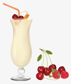 Transparent Pina Colada Clipart , Png Download - Cherries And Raspberries, Png Download, Free Download