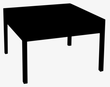 Black Table Clip Art, HD Png Download, Free Download