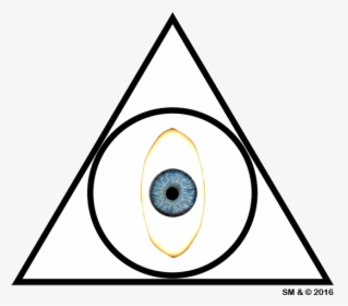 Illuminated Eye Of The Illuminati Church - Circle, HD Png Download, Free Download