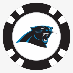 Carolina Panthers Poker Chip Ball Marker - New England Patriots Logo Circle, HD Png Download, Free Download