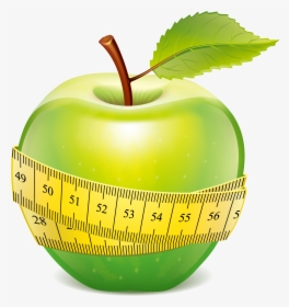 Measure Tape Png Image - Apple With Tape Measure, Transparent Png, Free Download
