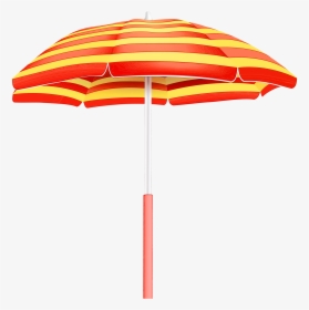 Beach Umbrella Portable Network Graphics Clip Art Image - Beach Umbrella On Clear Background, HD Png Download, Free Download