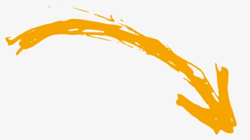 Drawn Arrow Yellow - Blue Drawn Arrow Png, Transparent Png, Free Download