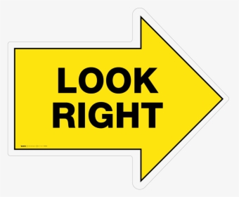 Look Right Sign, HD Png Download, Free Download