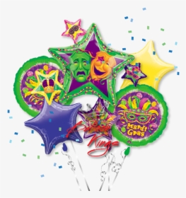 Mardi Gras Stars Bouquet, HD Png Download, Free Download