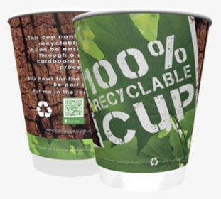 500 X 12oz 100% Recyclable Cup Double Walled - Juicebox, HD Png Download, Free Download