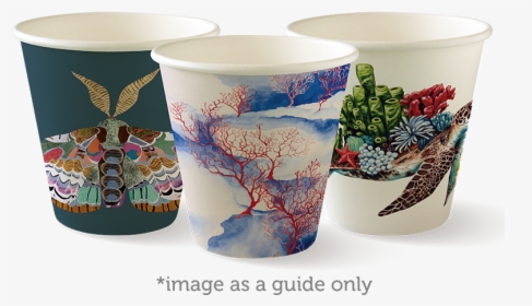 Art Series 8oz Coffee Cup - Biopak Coffee Cups Art Series, HD Png Download, Free Download
