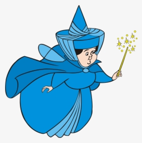 Princess Aurora Flora, Fauna, And Merryweather Thistletwit - Fairy From Sleeping Beauty, HD Png Download, Free Download