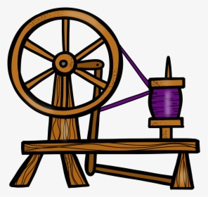 Spinning Spindle Clip Art - Cartoon Sleeping Beauty Spinning Wheel, HD Png Download, Free Download