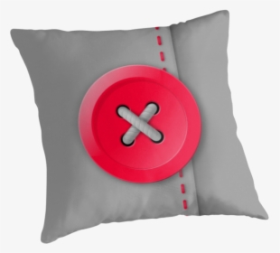 Red X Button Png Download - Cushion, Transparent Png, Free Download