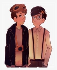“ I Tried To Draw Dan And Phil As Steampunks I Failed - Cartoon, HD Png Download, Free Download