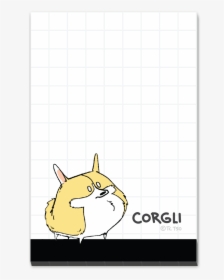Corgli Grid Sticky Notes By Corgli & Co - Cartoon, HD Png Download, Free Download