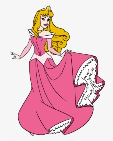 Free Download Aurora Pink Dress Clipart Princess Aurora - Disney Princess Aurora Drawing, HD Png Download, Free Download