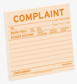 Letter Of Complaint, HD Png Download, Free Download