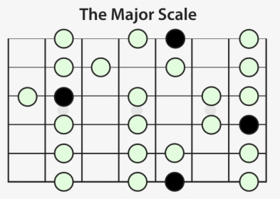 The Major Scale - Combined Guitar Scales, HD Png Download, Free Download