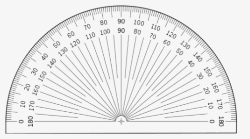 protractor actual size silhouette transparent background protractor transparent hd png download kindpng