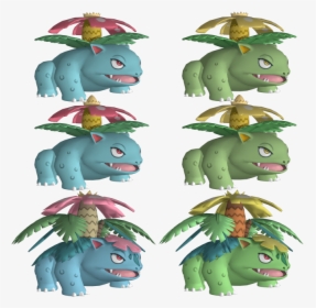 Download Zip Archive - Pokemon Venusaur 3d Model, HD Png Download, Free Download