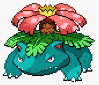 Pokemon Pixel Art Venusaur, HD Png Download, Free Download