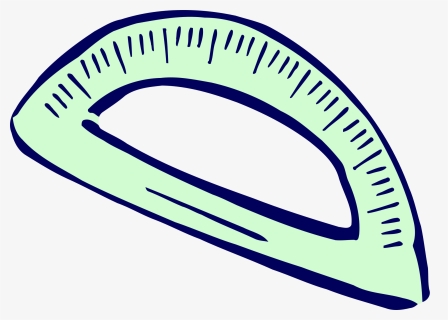 Roughly Drawn Protractor - Black And White Success Clipart, HD Png Download, Free Download