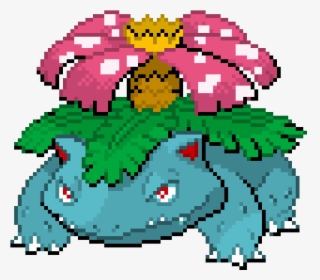 Pokemon Pixel Art Venusaur, HD Png Download, Free Download