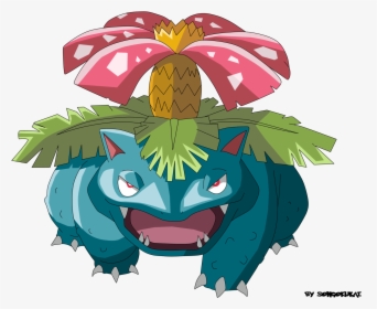 Venusaur By Songokukai-d4hvdxn - Evoluciones Bulbasaur, HD Png Download, Free Download