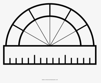 Protractor Coloring Page - Teddy Bear Drawing Face, HD Png Download, Free Download