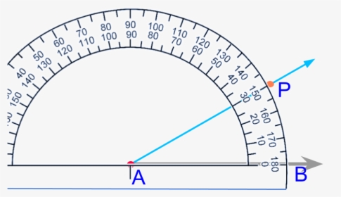 Angle With Protractor - Protractor Print Out, HD Png Download, Free Download