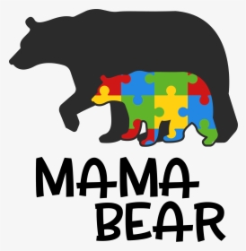 Transparent Momma Bear Clipart - Mama Bear Autism Mug, HD Png Download, Free Download