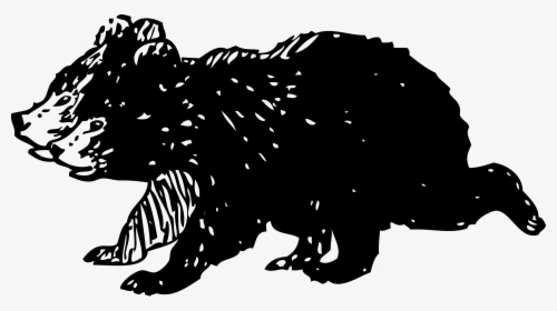 Black Bear Cubs Clip Arts - Black Bear Cub Cartoon, HD Png Download, Free Download