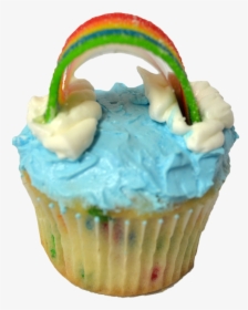Rainbow Cupcakes Png, Transparent Png, Free Download