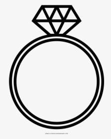 Lip Ring Png - Wedding Ring Drawing, Transparent Png, Free Download