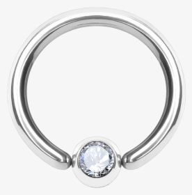 Gem Captive Bead Ring, HD Png Download, Free Download