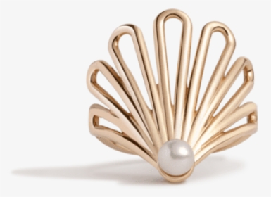 Deco Fan Pearl Ring - Ring, HD Png Download, Free Download