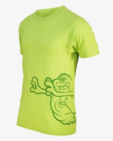 Ghostbusters Slimer Running Shirt - Active Shirt, HD Png Download, Free Download