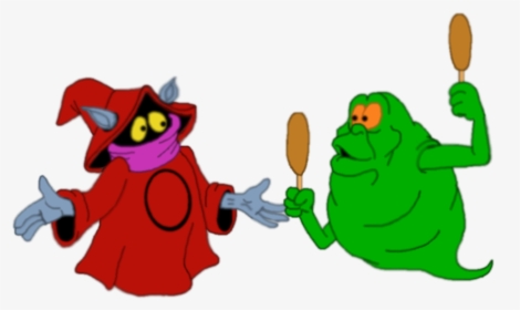 Slimer Drawing Character Clipart Free Stock - Orko And Slimer, HD Png Download, Free Download