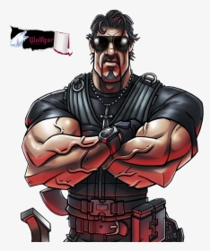 Sylvester Stallone Wallpaper Rambo - Expendables Stallone, HD Png Download, Free Download