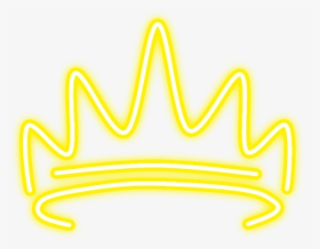 #neon #glow #crown #yellow #hat #freetoedit #mimi #sticker - Neon Green Crown Png, Transparent Png, Free Download