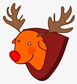 Red-nosed, Reindeer, Rudolph, Animal, Christmas - Rudolph, HD Png Download, Free Download