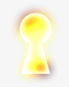 #key #keyhole #hole #glow #sunlight #sunny #yellow - Keyhole Png Yellow, Transparent Png, Free Download