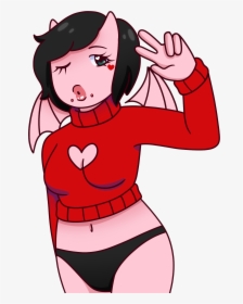 Devil Keyhole Sweater - Cartoon, HD Png Download, Free Download