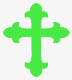 Bright Green Cross Clip Art - Pink Cross, HD Png Download, Free Download