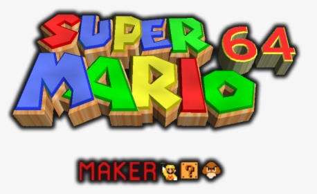 Super Mario 64 Logo, HD Png Download - kindpng
