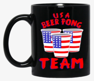 America Beer Mug Usa Beer Pong Team Coffee Mug Tea - Mug, HD Png Download, Free Download