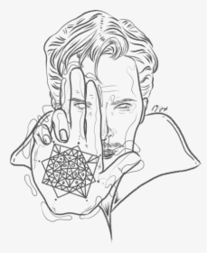 Doctor Strange Drawing Step By Step, HD Png Download, Free Download