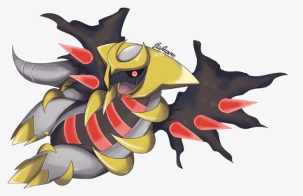 Pkmn - Giratina - Cartoon, HD Png Download, Free Download