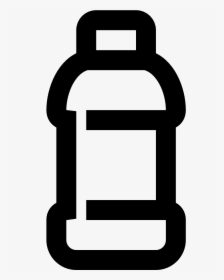 Water Bottle Icon Png - Plastic Bottle Png Symbol, Transparent Png, Free Download
